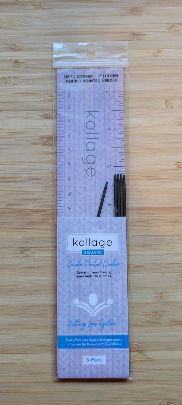 Kollage Double Pointe US 1 (2,25 mm) 5 pouces/13 cm