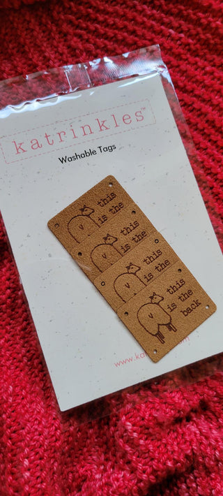 Garment Tag (this is the back)