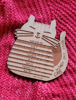 Cat Yarn Gauge & WPI