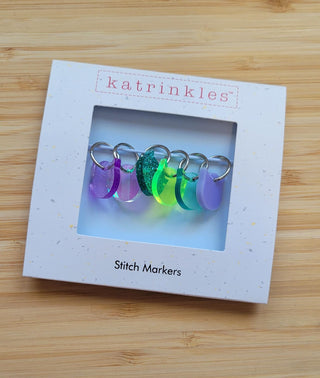 Stitch Markers: Cat Themed