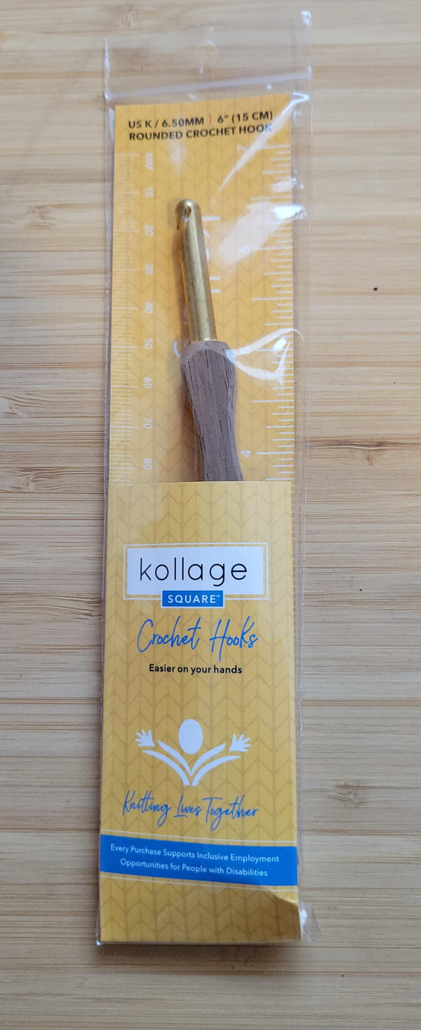 Kollage Rounded Tip Crochet Hook (US K/6.5 mm)