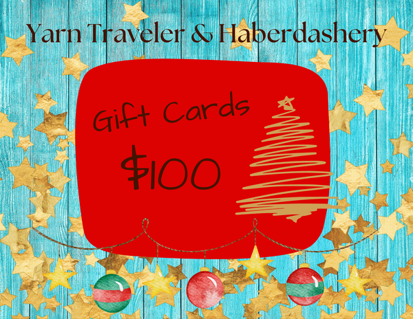 Yarn Traveler & Haberdashery Christmas Gift Card/Certificate