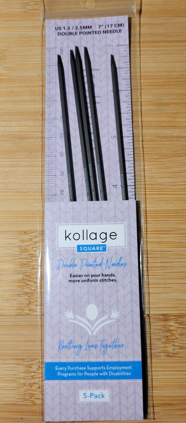 Kollage à double pointe US 1,5 (2,50 mm) 7 pouces/17 cm