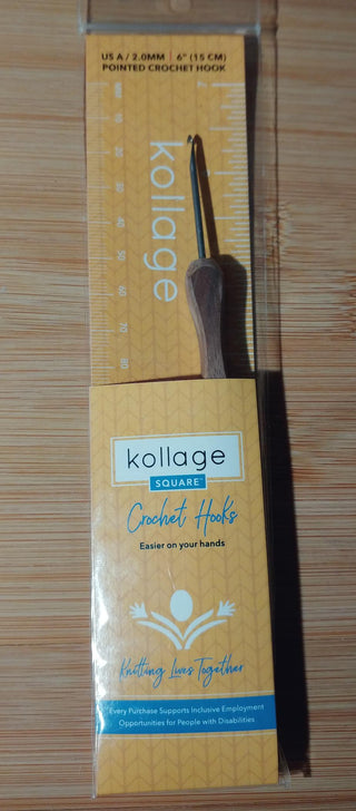 Kollage Pointed Tip Crochet Hook (US A/2.0 mm)