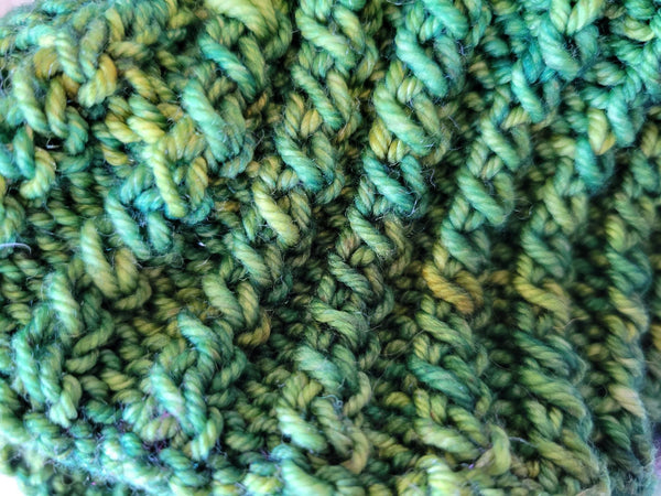 Tricot : bonnet côtelé Twice