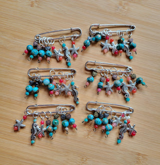 Stitch Markers: By the Sea