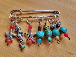 Stitch Markers: By the Sea