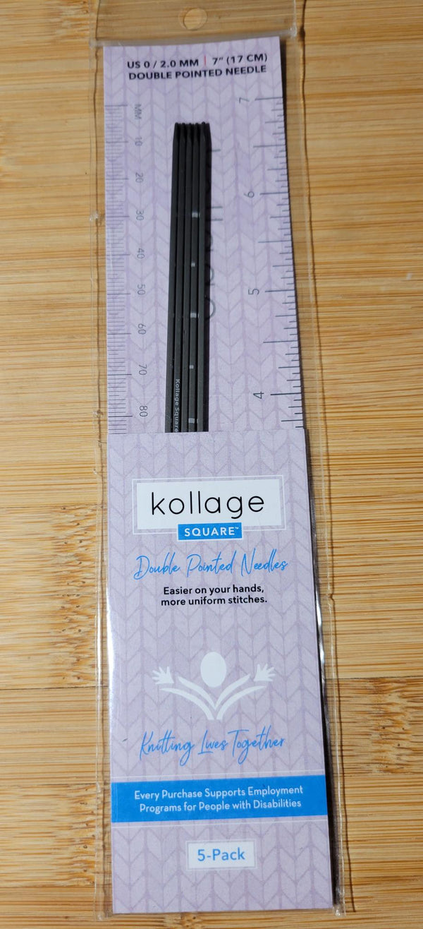 Kollage Double Pointe US (2,0 mm) 7 pouces/17 cm