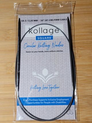 Kollage Circular Firm US 3 (3.25 mm) & 32 inch/81 cm