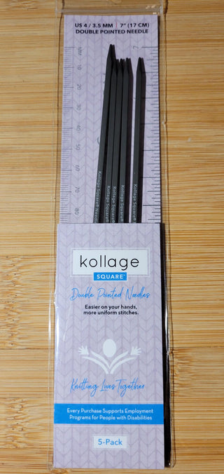 Kollage Double Pointed US 4 (3.50 mm) 7 inch/17 cm