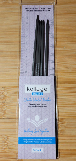 Kollage Double Pointe US 4 (3,50 mm) 7 pouces/17 cm