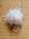 Pompons en fausse fourrure Renard arctique