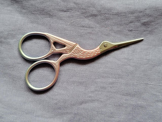 Buy pale-pink-matte Embroidery Scissors (Small Crane)